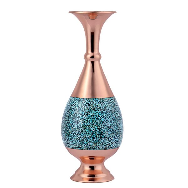 گلدان صراحی فیروزه کوبی